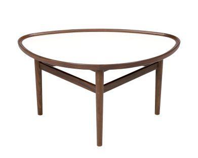 Finn Juhl 眼睛茶幾 丹麥設(shè)計(jì)師芬·居爾藝術(shù)中式家具實(shí)木復(fù)古