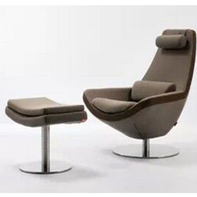 Metropolitan Armchair鳥(niǎo)椅布藝BEB ITALY不銹鋼休閑椅旋轉(zhuǎn)沙發(fā)椅酒店家具