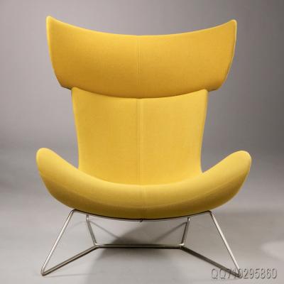 黃色布質(zhì)方腳躺椅易默拉模特椅 北歐沙發(fā)椅 電視電影廣告道具出租 宜家定制