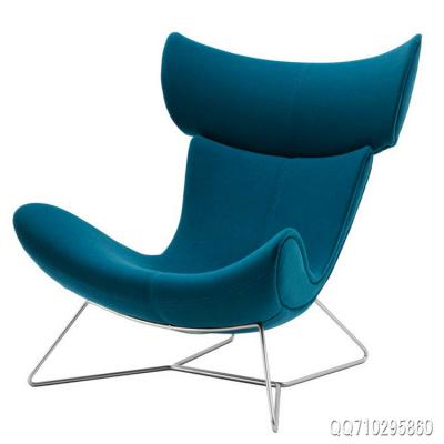 布質(zhì)方腳 躺椅易默拉模特椅Henrik Pedersen設(shè)計 電鍍 面料顏色高品質(zhì)