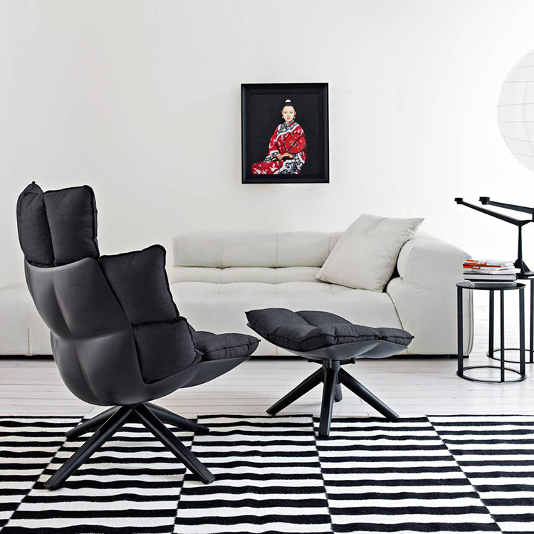 稻殼高背版休閑椅HUSK SOFA 肌肉設(shè)計(jì)師 Patricia Urquiola