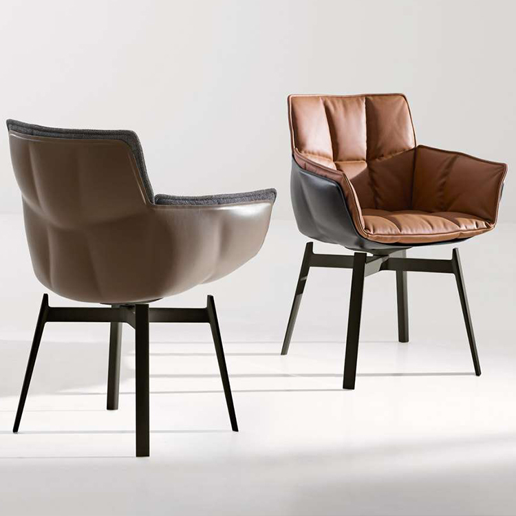 有色玻璃鋼餐椅HUSK Chair設計師稻殼辦公椅創(chuàng)意椅靠背椅暖色