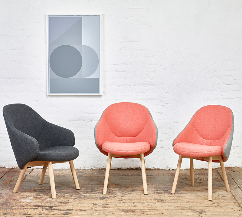 新款布藝Alba chair北歐現(xiàn)代時(shí)尚個(gè)性單人實(shí)木休閑椅酒吧餐椅