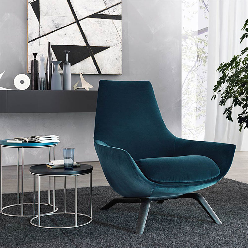 北歐布藝休閑椅設(shè)計(jì)師創(chuàng)意椅酒店樣板房接待會(huì)所會(huì)談椅 居家豪華 經(jīng)典耐看百搭