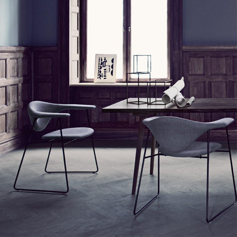 丹麥設(shè)計師椅休閑椅 五金椅 北歐經(jīng)典家具 五金鐵架烤漆軟包男子漢餐椅廁所洗手臺椅