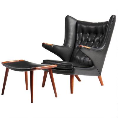 皮質(zhì)漢森泰迪趴趴熊椅Papa Bear chair設(shè)計(jì)師The Teddy Bear Chair 休閑躺椅