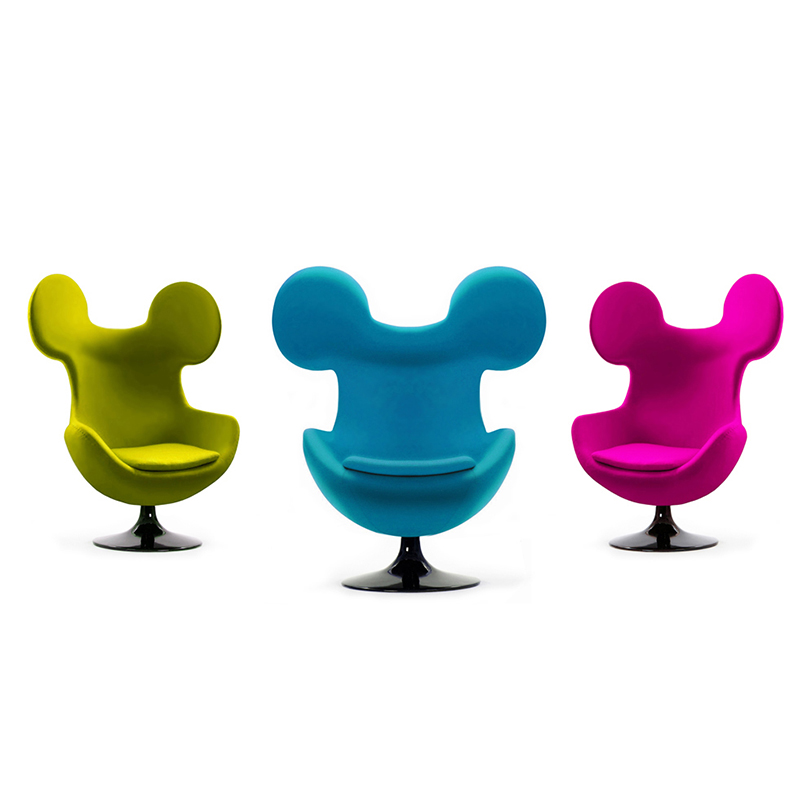 玻璃鋼米奇椅 兒童樂園休閑躺椅 休閑椅北歐歐美家具高端個(gè)性定制