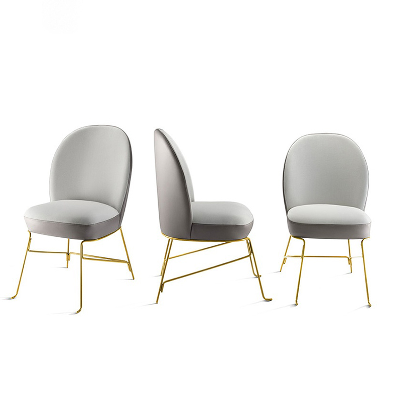 金色西餐廳椅Beetley Chair Metal Legs創(chuàng)意時尚休閑酒店樣板房椅