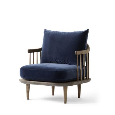 實(shí)木Lounge Chair創(chuàng)意時(shí)尚休閑椅單人沙發(fā)椅酒店會(huì)所設(shè)計(jì)師咖啡椅