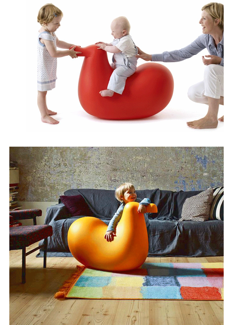 玻璃鋼Dodoa rockinga bird 渡渡兒童椅小孩椅小鳥椅鴨鴨椅