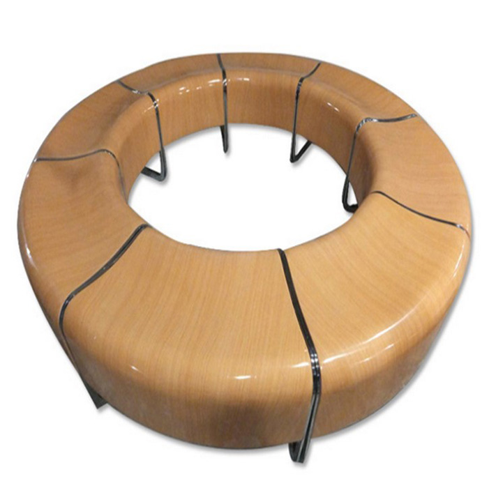 個性創(chuàng)意休閑圓形椅 現(xiàn)代時尚商場休息椅 戶外公園多人座椅