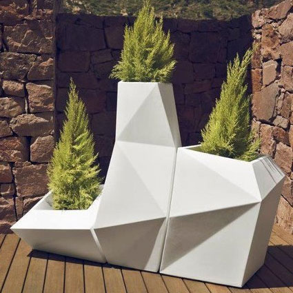 三件一套菱形花盆 多邊形花器藝術(shù) 花盆裝飾花盆玻璃鋼花盆 可定制顏色規(guī)格