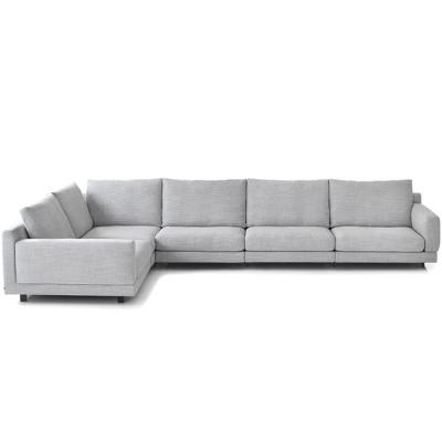 北歐布藝沙發(fā)組合現(xiàn)代簡約北歐美式布沙發(fā)小戶型三人沙發(fā)客廳轉(zhuǎn)角