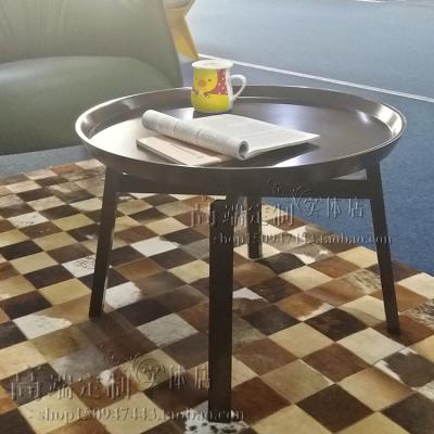 實(shí)物木制圓盤創(chuàng)意邊幾稻殼茶幾客廳現(xiàn)貨酒吧店樣品房餐廳規(guī)定可定制