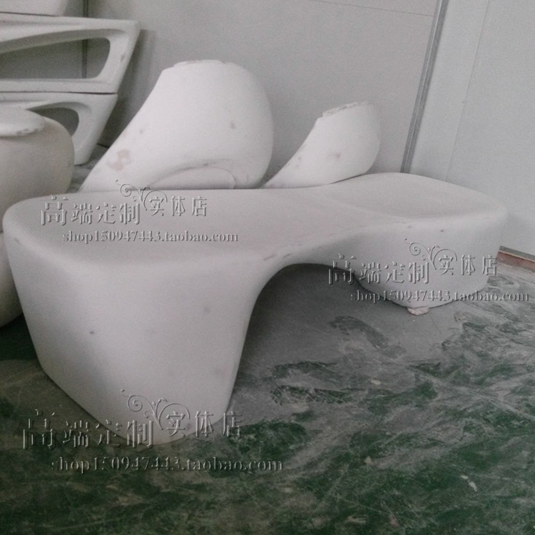 實(shí)物 木皮木紋玻璃鋼長(zhǎng)椅北歐美簡(jiǎn)約經(jīng)典創(chuàng)意時(shí)尚家具北歐美