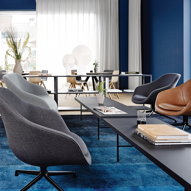 丹麥HAY轉(zhuǎn)椅AAL81低背休閑轉(zhuǎn)椅皮質(zhì)轉(zhuǎn)椅皮面布面辦公椅休閑椅