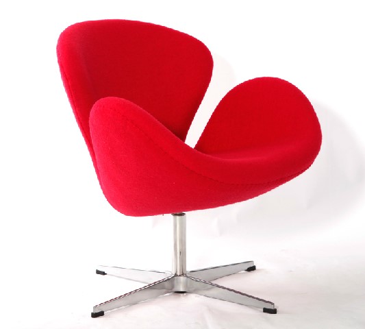 布藝版天鵝椅wan Chair雅各布森Arne Jocabsen丹麥設(shè)計師會議接待