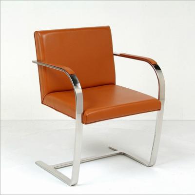 會(huì)議不銹鋼布爾諾椅子Brno Chair密斯.凡.德羅Mies vander Rohe