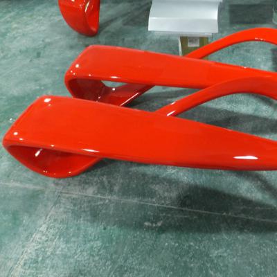 時(shí)尚創(chuàng)意蜻蜓休閑椅 戶外玻璃鋼休息椅 景區(qū)商場公共場所休息椅