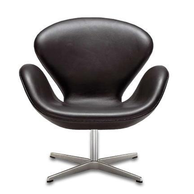 皮質(zhì) 咖啡椅 創(chuàng)意椅子設(shè)計 椅現(xiàn)代椅SWAN CHAIR 天鵝椅 Arne Jacobsen