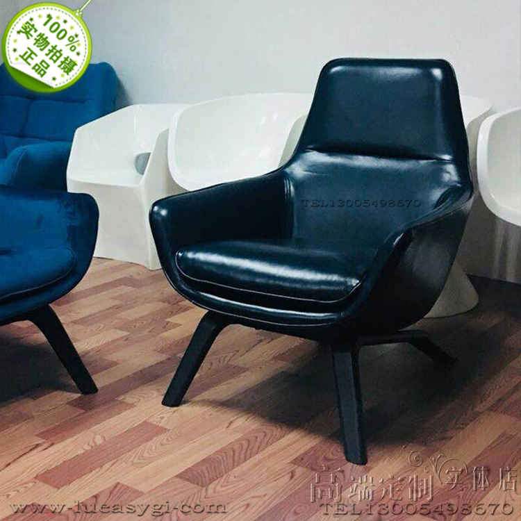 實(shí)拍高端簡(jiǎn)結(jié)布藝休閑椅 armchair北歐創(chuàng)意酒店樣板房接待會(huì)所椅