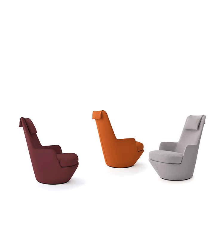 休閑沙發(fā)椅掉頭扶手椅Niels Bendtsen丹麥著名家具設(shè)計師 Jacob Kjaer