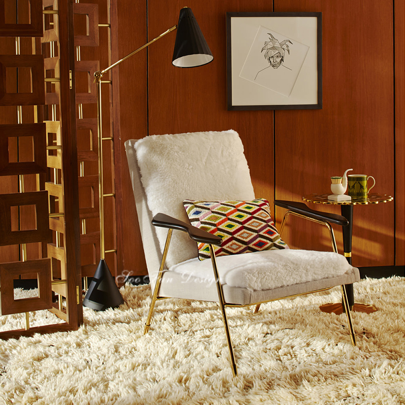 中式 面料規(guī)格顏色可定制 現(xiàn)代客廳書房休閑椅 新古典酒店會(huì)所單人沙發(fā)椅