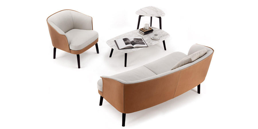 POLT定制RONA FRAU * Nivola系列沙發(fā)意大利米蘭家具直購皮革+布藝