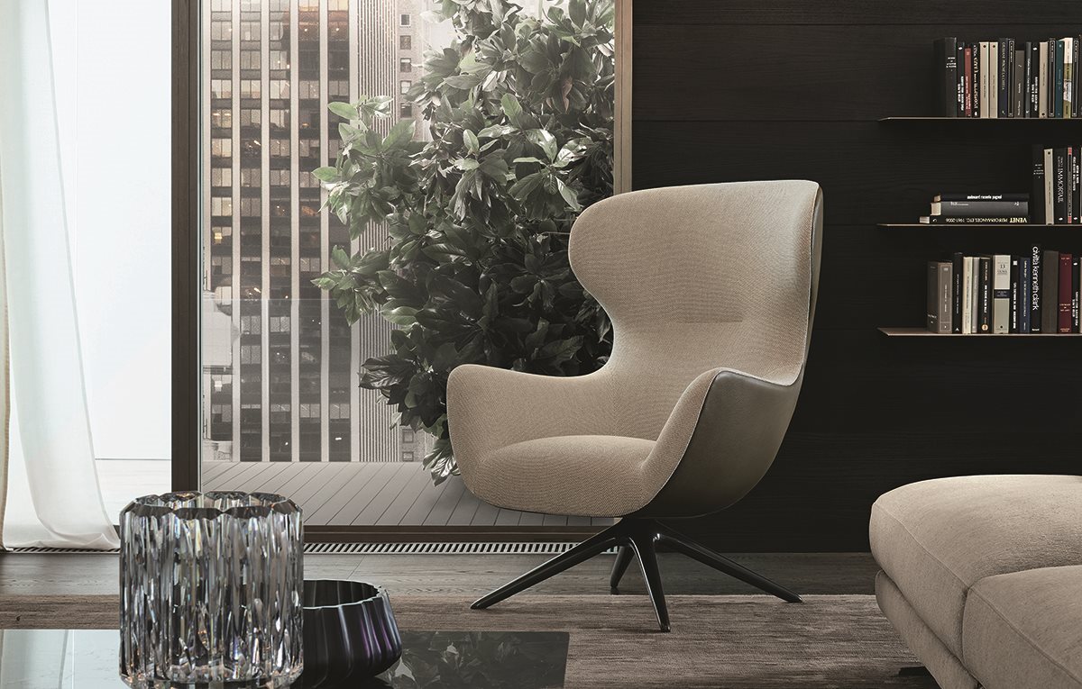 面料規(guī)格顏色可定制 高端家具波莉弗母家具 休閑椅定制