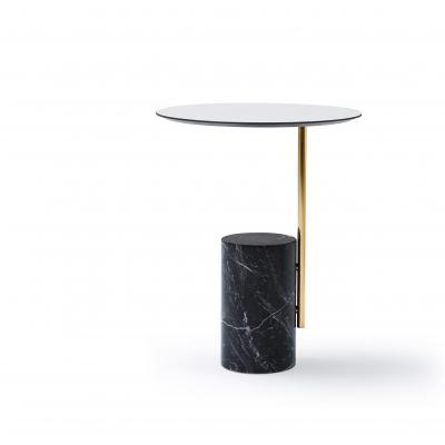 五金家具 設(shè)計(jì)師茶幾廠家定制 角幾邊幾不銹鋼電鍍金色by Ximo Roca