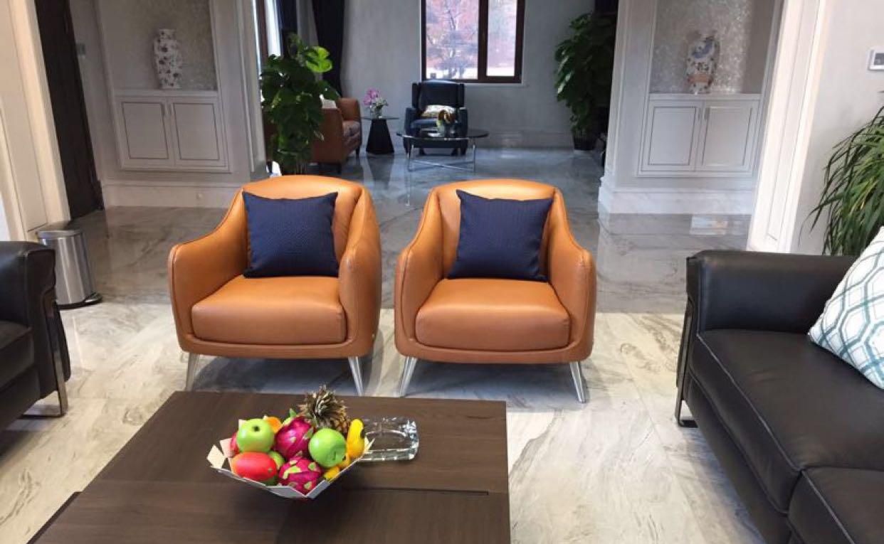 北歐家具定制 意大利家具納圖茲 扶手椅沙發(fā) 面料顏色可定制