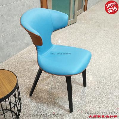 內(nèi)褲椅大款藍色 餐椅吧椅 服裝店擺設(shè)椅 廚窗設(shè)計椅 美容椅 高端北歐仿制家具