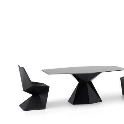 玻璃鋼菱形 茶幾多人餐桌 北歐家具 個(gè)性定制圓形方形桌子