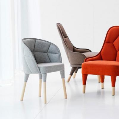 單椅北歐設(shè)計師 艾米麗椅創(chuàng)意時尚沙發(fā)椅休閑椅洽談椅餐廳 定制