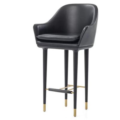 不銹鋼電鍍包腳 中式北歐經(jīng)典吧臺椅月球吧椅酒吧椅酒店會所KTV