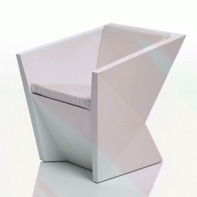 玻璃鋼沙發(fā) 菱形海景別墅室內(nèi)泳池休閑戶外椅沙灘酒店樣板間切面椅