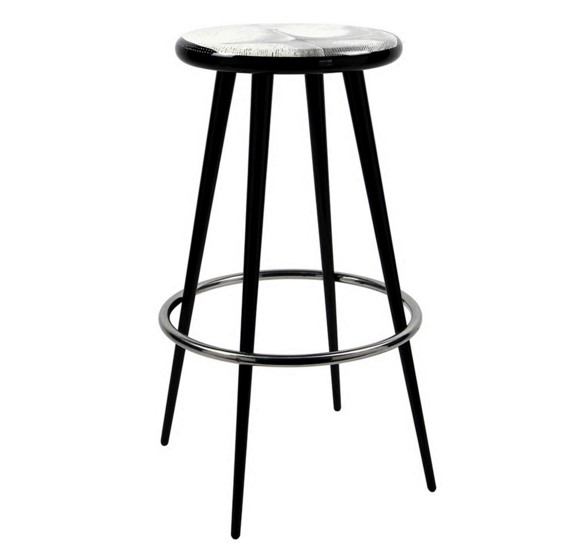 設(shè)計師作品 五金電鍍高腳椅 酒店KTV 酒吧 面包店餐廳  餐椅 酒吧凳