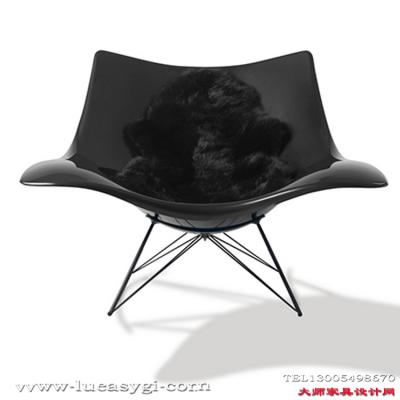 創(chuàng)意設(shè)計師家具 魚椅搖擺椅 休閑椅躺椅 午睡椅 海洋館 體育游泳池館家具 半圓鍋椅傘椅