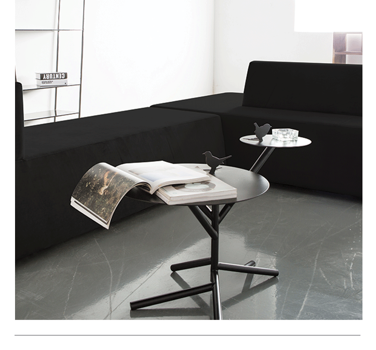 創(chuàng)意設(shè)計師家具 動物桌子 金屬邊幾角幾個性邊桌 茶幾不銹鋼電鍍金色