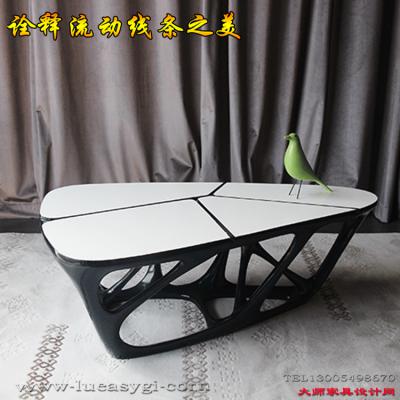 現(xiàn)貨 創(chuàng)意設(shè)計師家具 小戶型客廳玻璃鋼茶幾邊機 大小款顏色可定制