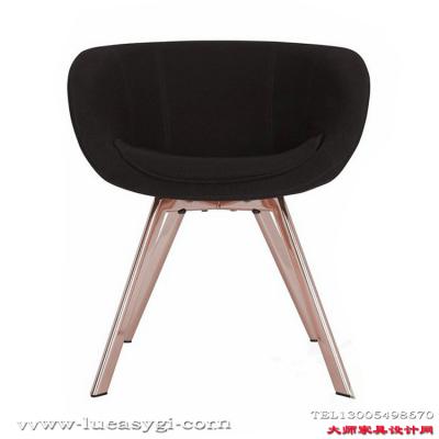 設(shè)計(jì)師電腦椅咖啡椅書房椅 地產(chǎn)樣品房 家用商用家具 北歐現(xiàn)代簡(jiǎn)約低背餐椅