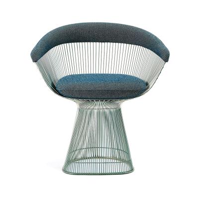 電鍍五金家具 北歐簡約創(chuàng)意餐椅現(xiàn)代休閑咖啡椅不銹鋼樣板房椅