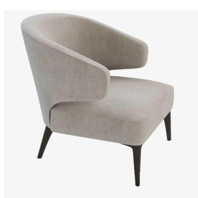 居家豪華 經(jīng)典耐看百搭 北歐簡(jiǎn)約風(fēng)格設(shè)計(jì)師新款休閑椅布藝實(shí)木腳躺椅