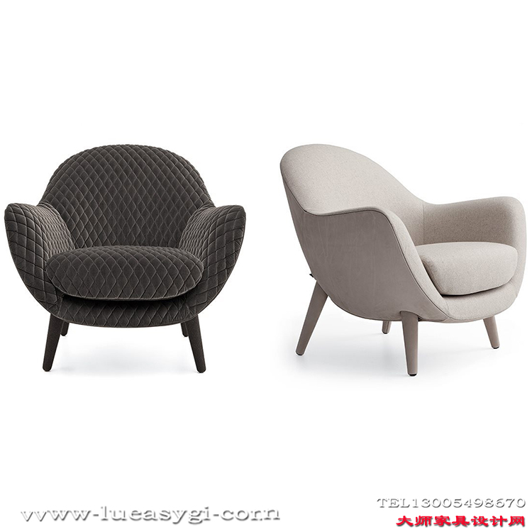 創(chuàng)意椅單椅休息椅 洽談椅 玻璃鋼布藝沙發(fā) 居家豪華 經(jīng)典耐看百搭