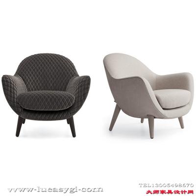 創(chuàng)意椅單椅休息椅 洽談椅 玻璃鋼布藝沙發(fā) 居家豪華 經(jīng)典耐看百搭
