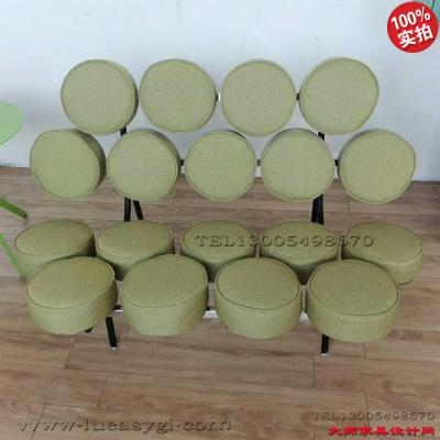 五金家具 意大利美國(guó)沙發(fā)尼爾森 餐飲商務(wù)顏色可定鼓椅棉花糖Sofa糖果