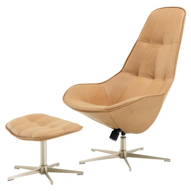 旋轉(zhuǎn)椅Boston chair by Boconcept 簡(jiǎn)約現(xiàn)代波士頓老板休閑舒適椅