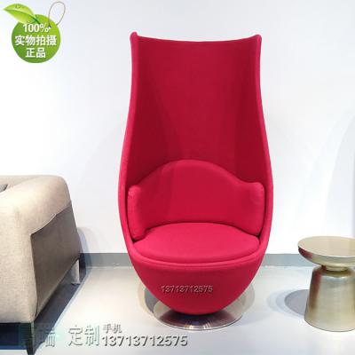 意大利設(shè)計 高酒杯郁金香扶手椅煤油燈玻璃罩 玻璃鋼內(nèi)架高端時尚咖啡酒店家具