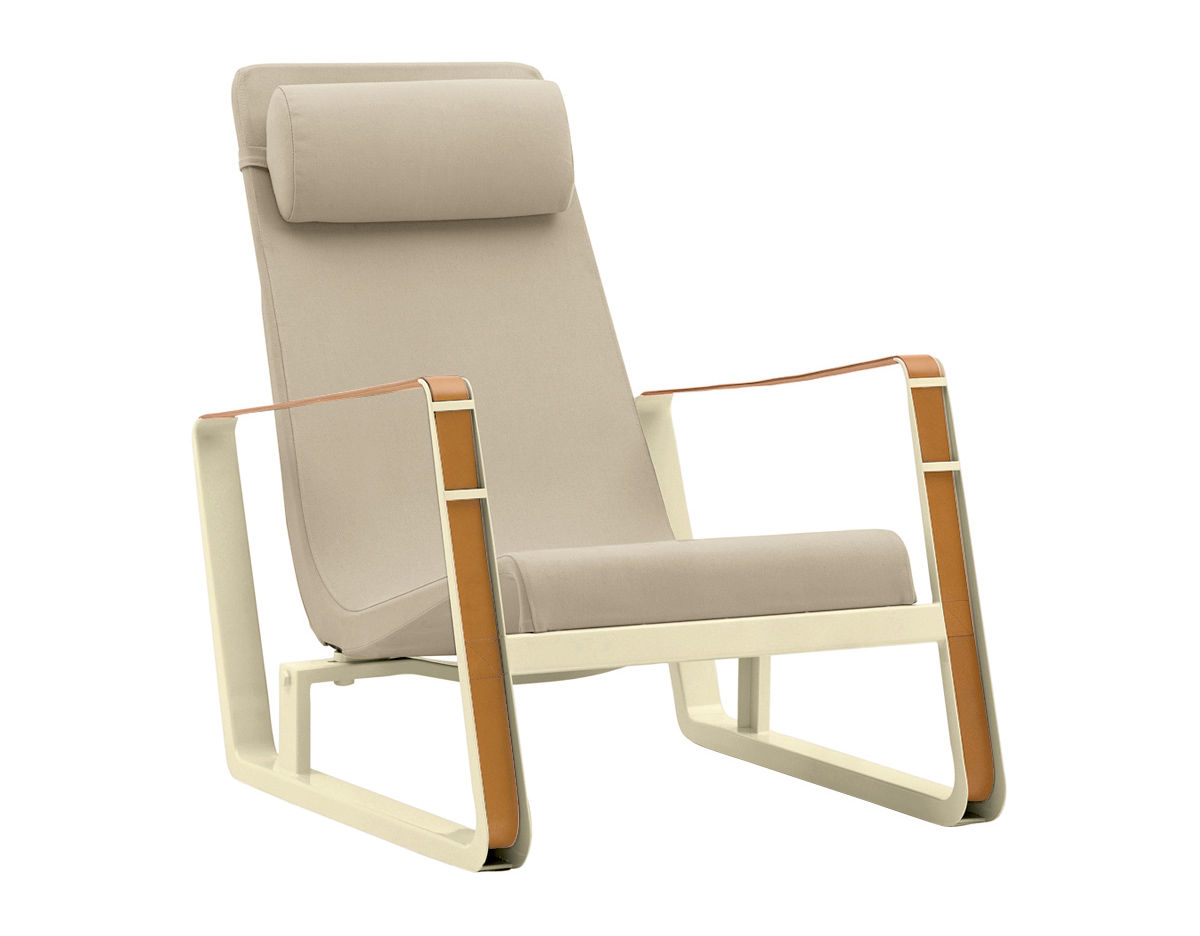 北歐設(shè)計師躺椅prouvé cité lounge chair名師設(shè)計酒店臥室搭配休閑椅