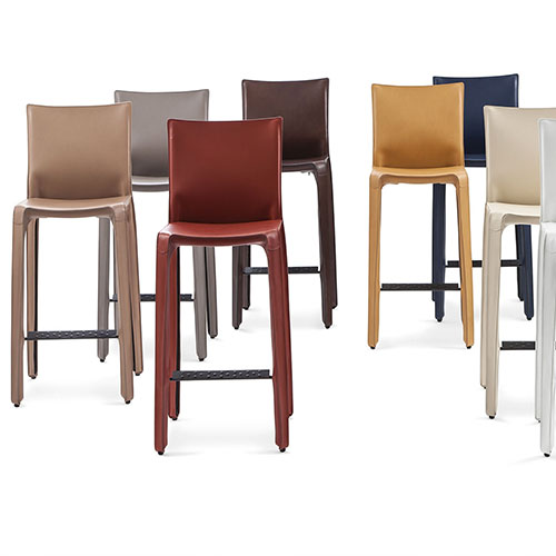 高級(jí)定制馬鞍椅馬鞍皮 硬皮椅 無(wú)扶手中厚皮酒吧咖啡廳 北歐設(shè)計(jì)師 現(xiàn)代極簡(jiǎn)單